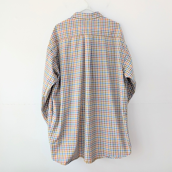 Viyella Men's Wool-blend Warm Plaid Button-Down Shirt Made In Canada ~ Size XXL - Picture 5 of 7